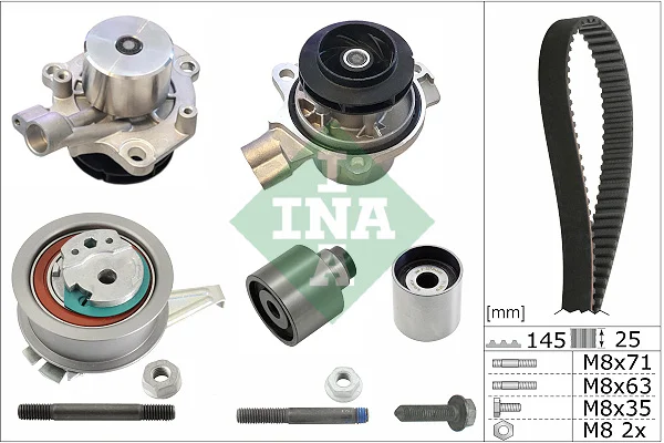 Vodní pumpa + sada ozubeného řemene Schaeffler INA 530065031