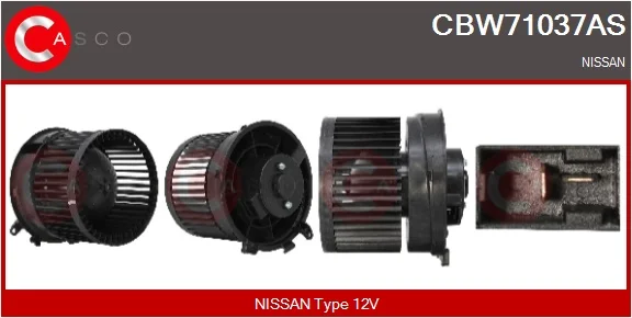 vnitřní ventilátor CASCO CBW71037AS vnitřní ventilátor CASCO CBW71037AS