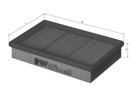 Vzduchový filtr MAHLE LX1053
