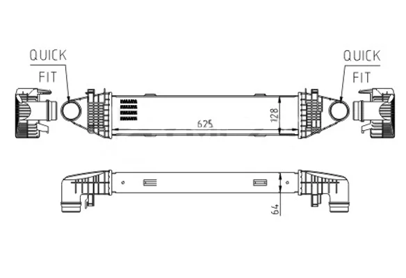 CHLADIČ MERCEDES E-CLASS V 212 09- HART 618597 CHLADIČ MERCEDES E-CLASS V 212 09- HART 618597