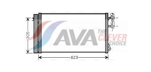 Kondenzátor, klimatizace AVA Clever Choice BWA5296D