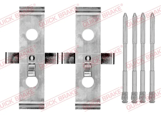 Sada příslušenství, obložení kotoučové brzdy QUICK BRAKE 109-0136