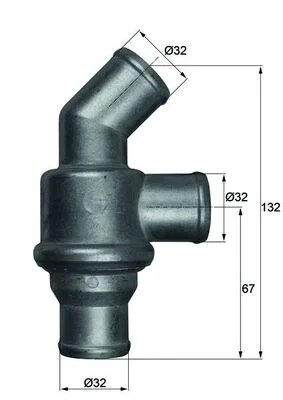 Termostat, chladivo MAHLE TH1680