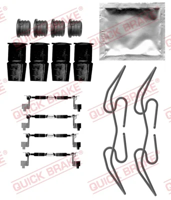 Sada příslušenství, obložení kotoučové brzdy QUICK BRAKE 109-0134