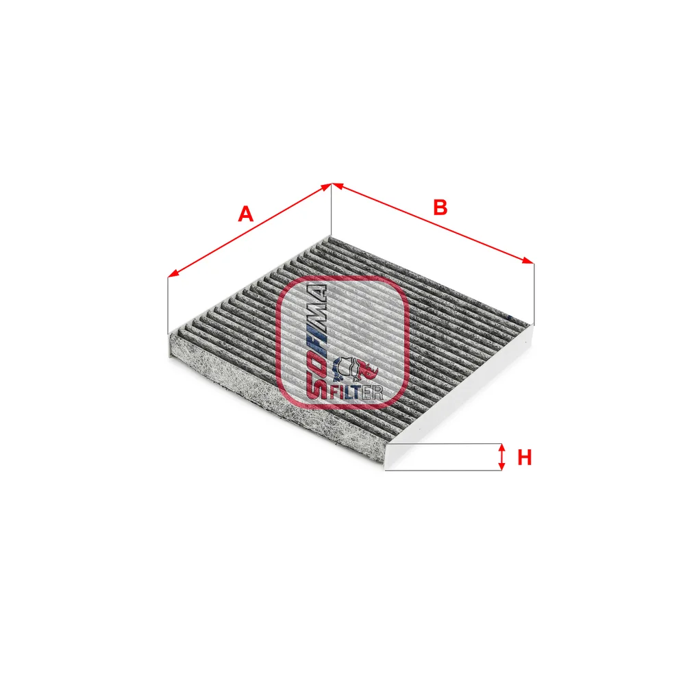 Filtr, vzduch v interiéru SOFIMA S4286CA – OE 6479-J7