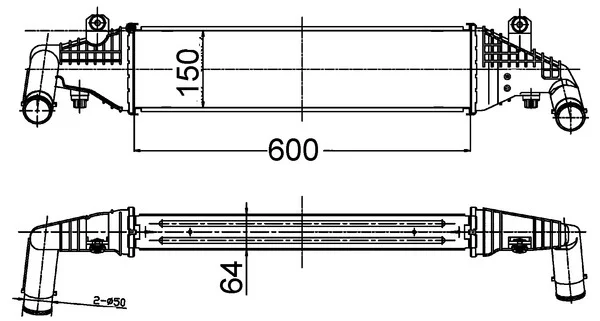 Chladič turba MAHLE CI504000S