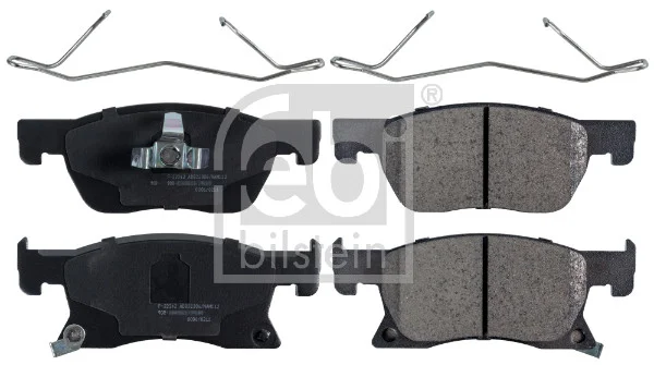 Sada brzdových destiček, kotoučová brzda FEBI BILSTEIN 116239