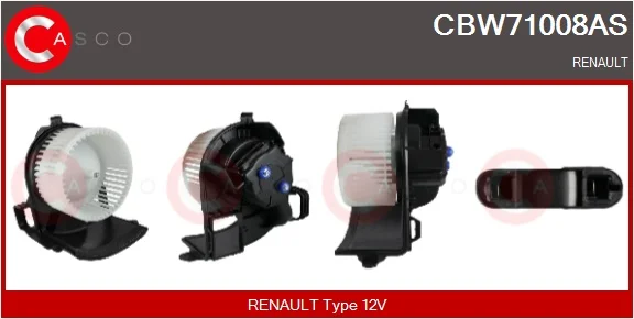 vnitřní ventilátor CASCO CBW71008AS – OE 7701057683