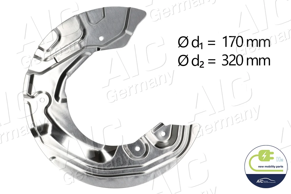 Ochranný plech proti rozstřikování, brzdový kotouč AIC 55739