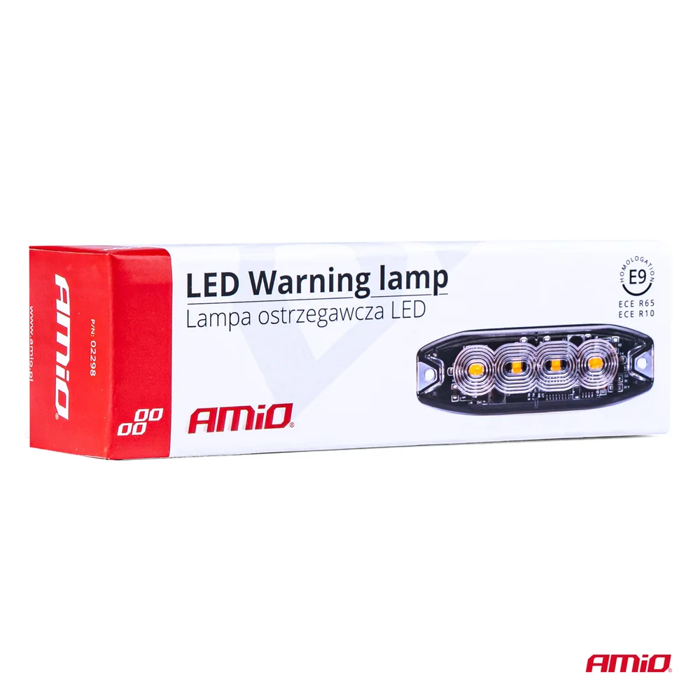 BLESKOVÁ VÝSTRAŽNÁ SVĚTLO, 4 LED AMIO 02298 - Obrázek 5
