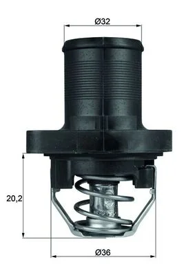 Termostat, chladivo MAHLE TI4789 Termostat, chladivo MAHLE TI4789
