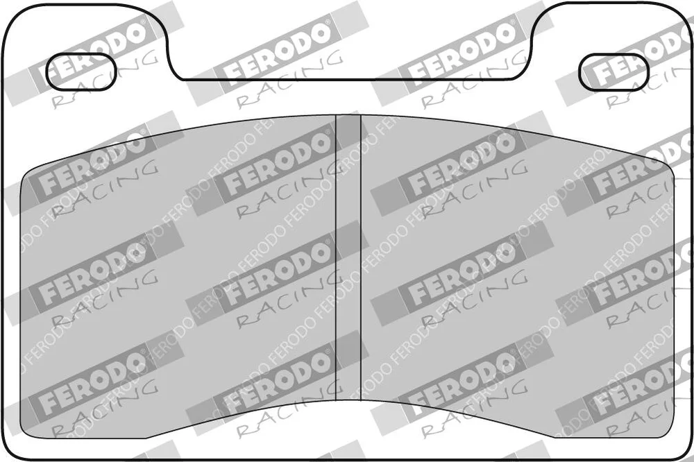 Sada brzdových destiček, kotoučová brzda FERODO RACING FCP461R