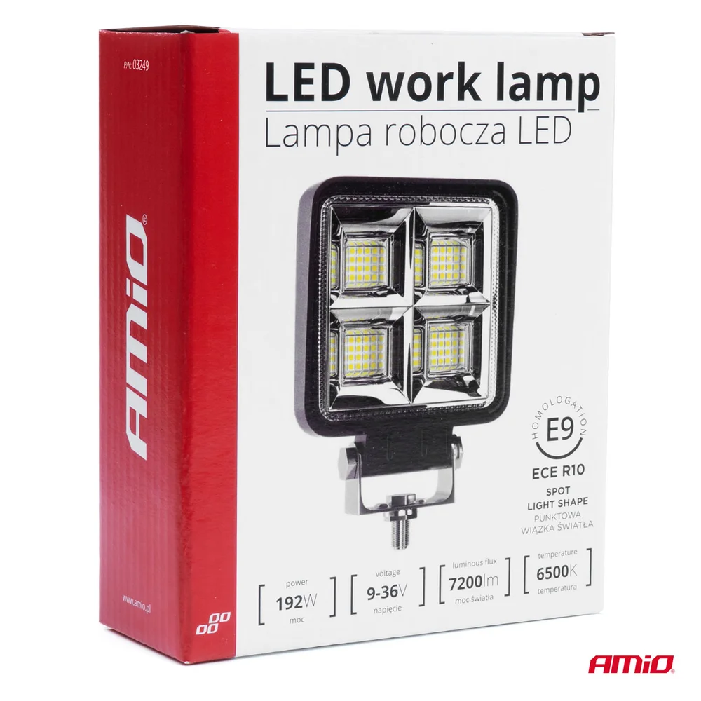 HALOGENOVÁ LED PRACOVNÍ LAMPA VYHLEDÁVÁNÍ AWL38 AMIO 03249 - Obrázek 4