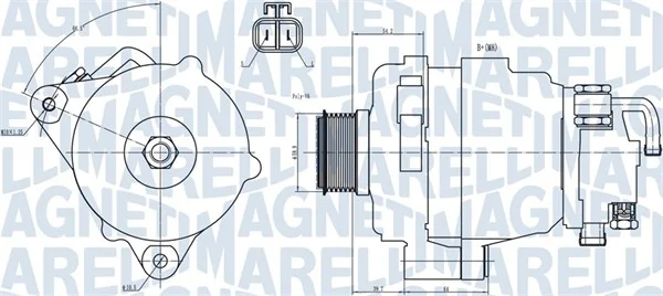 generátor MAGNETI MARELLI 063731708010