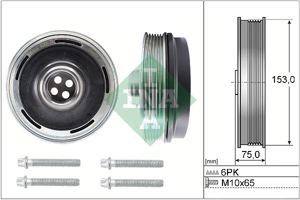 Sada řemenice, kliková hřídel Schaeffler INA 544016920 Sada řemenice, kliková hřídel Schaeffler INA 544016920