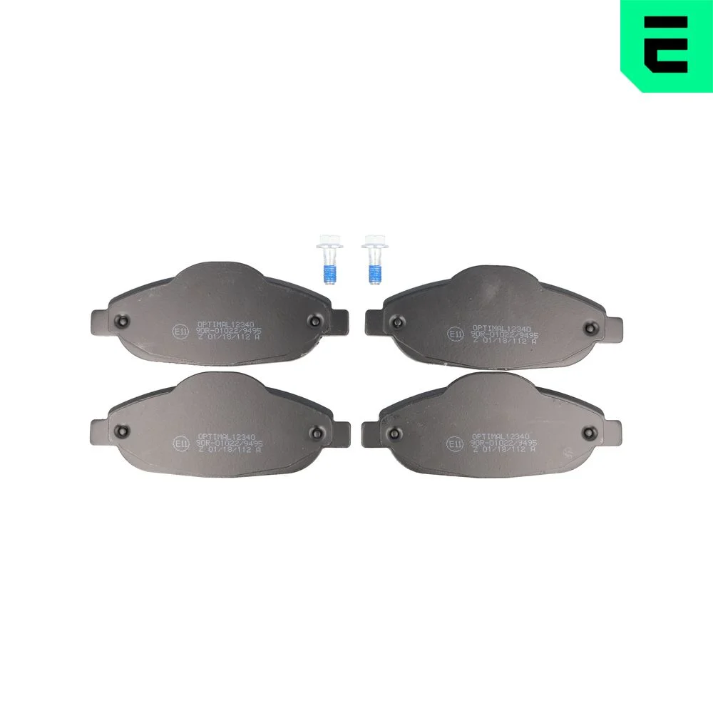 Sada brzdových destiček, kotoučová brzda OPTIMAL BP-12340