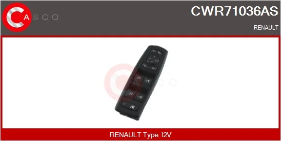 Spínač, zvedací zařízení oken CASCO CWR71036AS Spínač, zvedací zařízení oken CASCO CWR71036AS