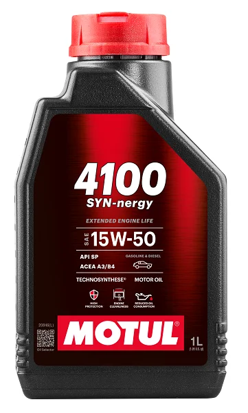 Motorový olej 4100 SYN-nergy 15W50 1L MOTUL 113161 Motorový olej 4100 SYN-nergy 15W50 1L MOTUL 113161