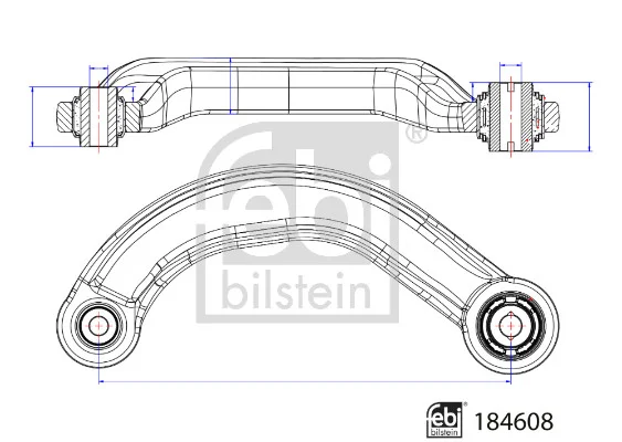 Řídicí páka, zavěšení kol FEBI BILSTEIN 184608
