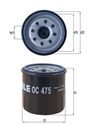 Olejový filtr MAHLE OC475