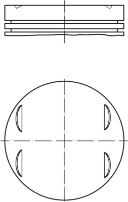 Píst MAHLE 0831300
