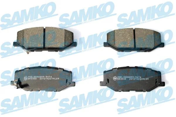 Sada brzdových destiček, kotoučová brzda SAMKO 5SP2279