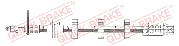 Brzdová hadice QUICK BRAKE 32.984 – OE 480680