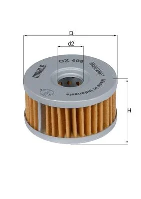 Olejový filtr MAHLE OX408