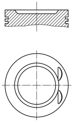 Píst MAHLE 0332100
