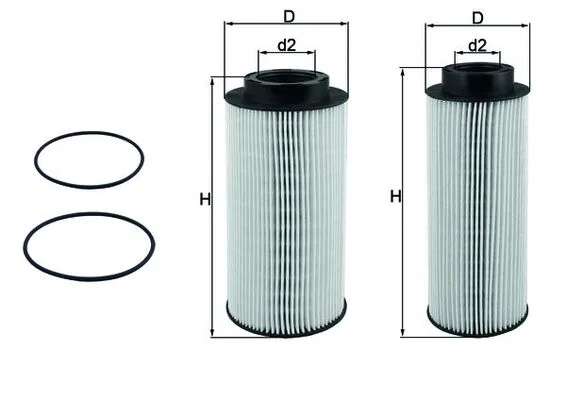 Palivový filtr MAHLE KX439KIT