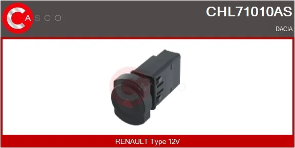 Vypínač výstražných blikačů CASCO CHL71010AS