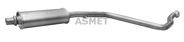 Stredni tlumic vyfuku ASMET 08.021 Stredni tlumic vyfuku ASMET 08.021
