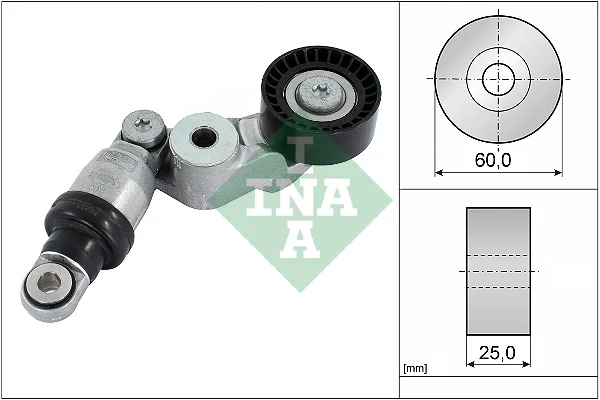 Napinaci rameno, zebrovany klinovy remen Schaeffler INA 534058510 Napinaci rameno, zebrovany klinovy remen Schaeffler INA 534058510