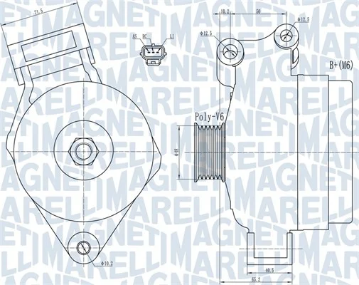generátor MAGNETI MARELLI 063731925010