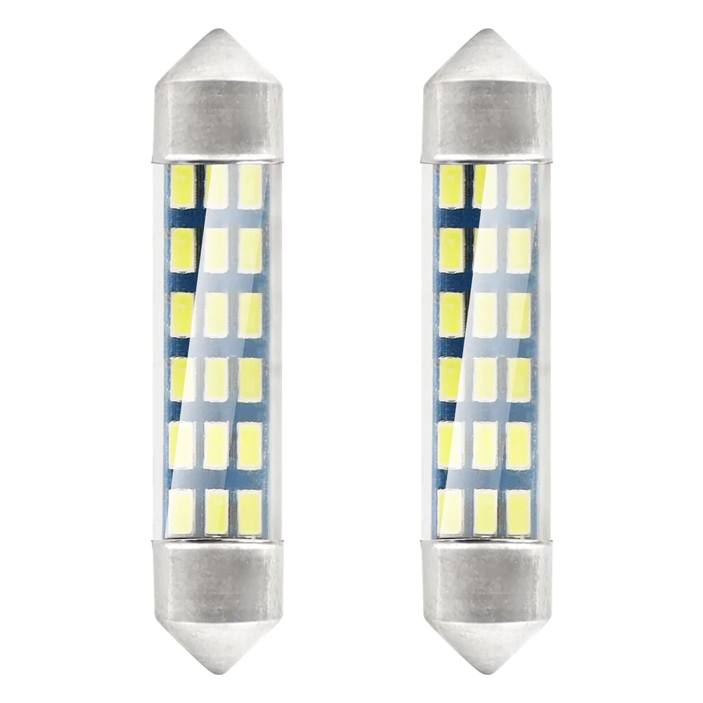 ZAROWKI LED C5W C10W 41MM BÍLÁ 12V AMIO 01092
