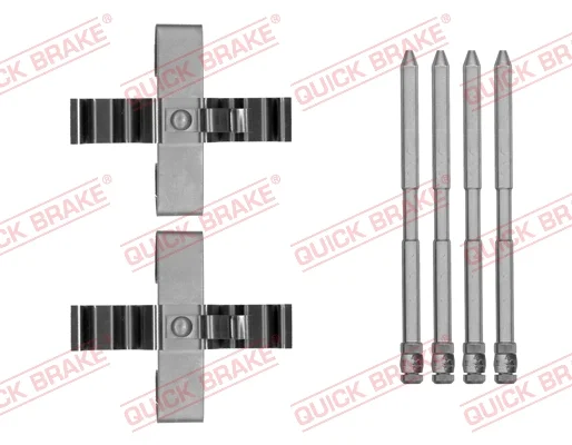 Sada prislusenstvi, oblozeni kotoucove brzdy QUICK BRAKE 109-1809