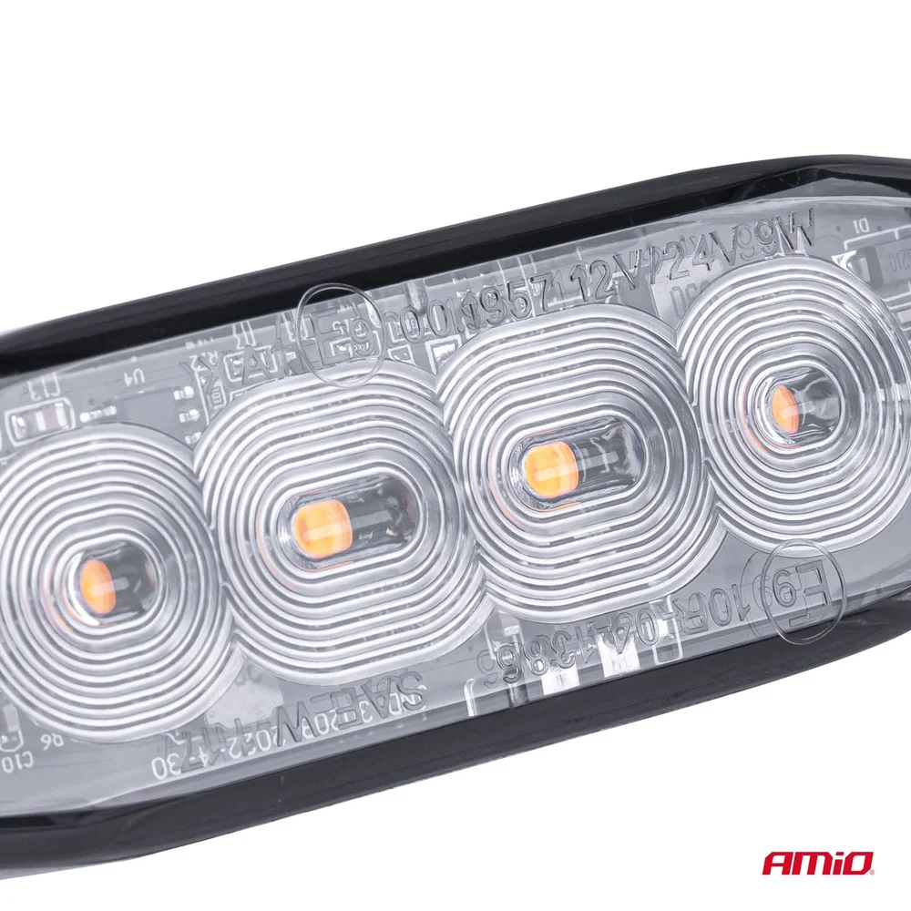 BLESKOVÁ VÝSTRAŽNÁ SVĚTLO, 4 LED AMIO 02298 - Obrázek 2