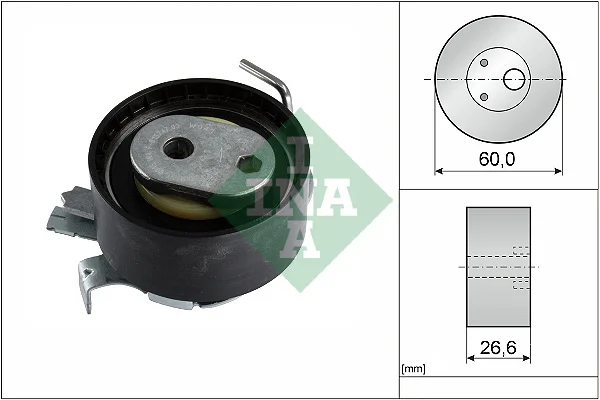 Napínací kladka, ozubený řemen Schaeffler INA 531096110 Napínací kladka, ozubený řemen Schaeffler INA 531096110