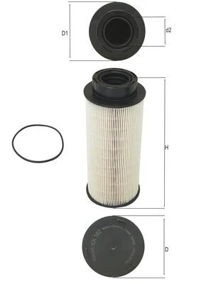 Palivový filtr MAHLE KX182D – OE 5021185601