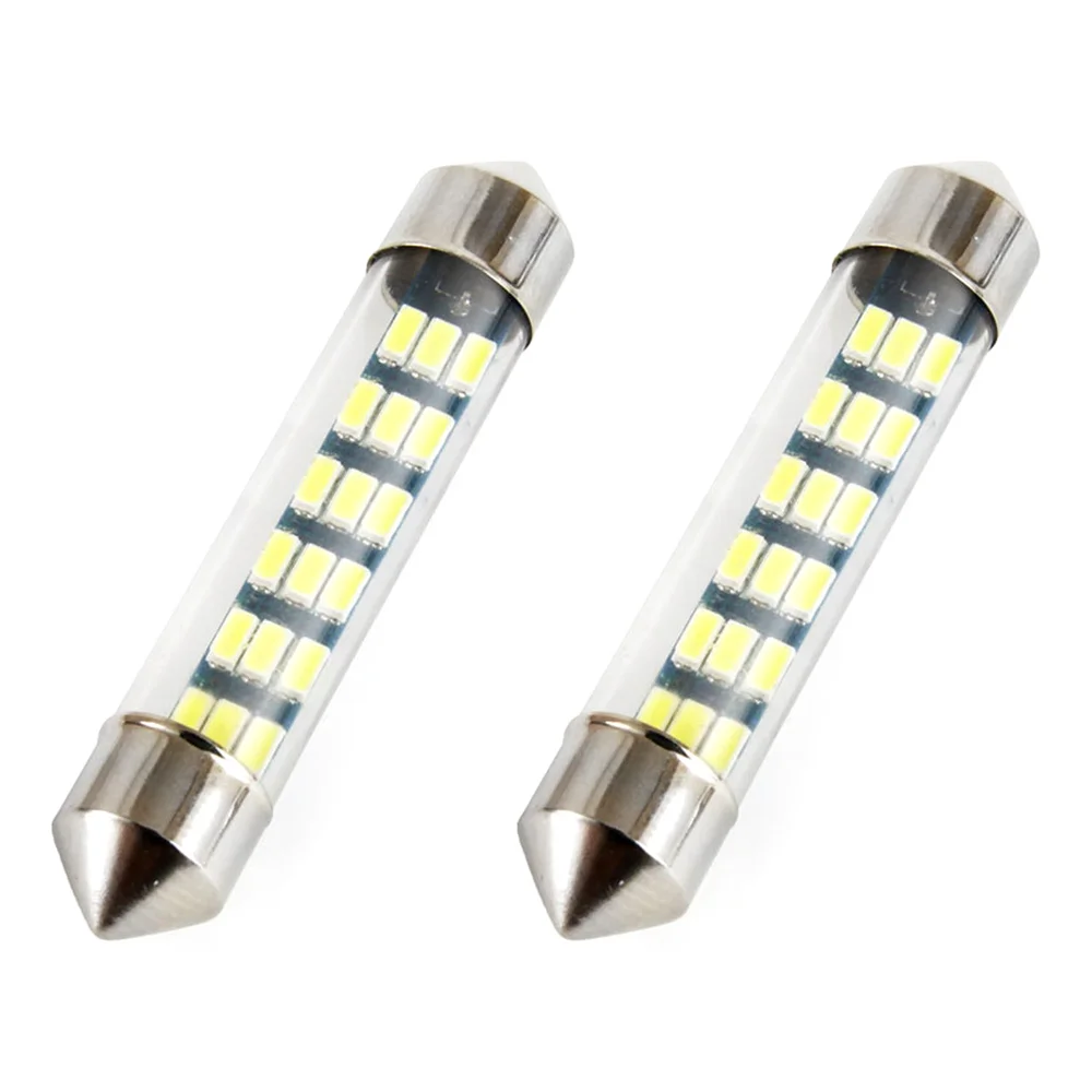 ZAROWKI LED C5W C10W 41MM BÍLÁ 12V AMIO 01092 - Obrázek 2