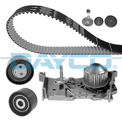 Vodní pumpa + sada ozubeného řemene DAYCO KTBWP5171 – OE 119A04687R Vodní pumpa + sada ozubeného řemene DAYCO KTBWP5171 – OE 119A04687R