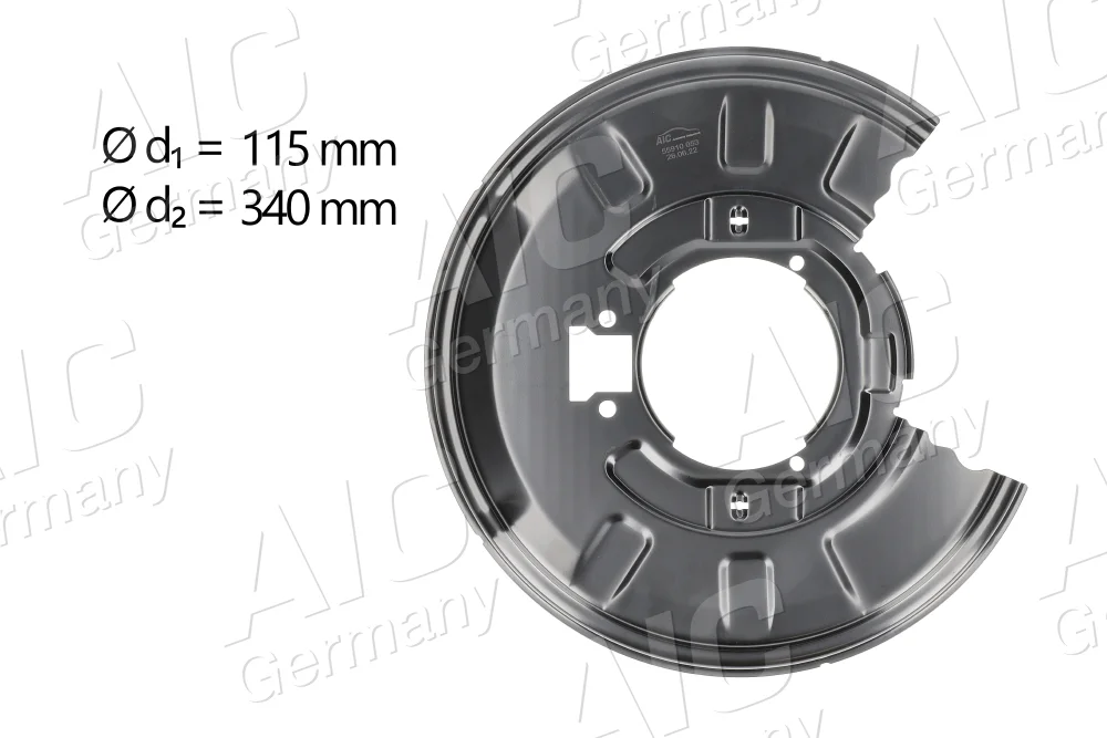 Ochranný plech proti rozstřikování, brzdový kotouč AIC 55910