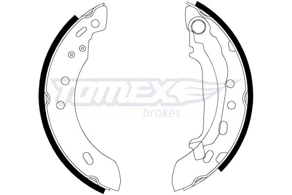 Sada brzdových čelistí Tomex Brakes TX21-47
