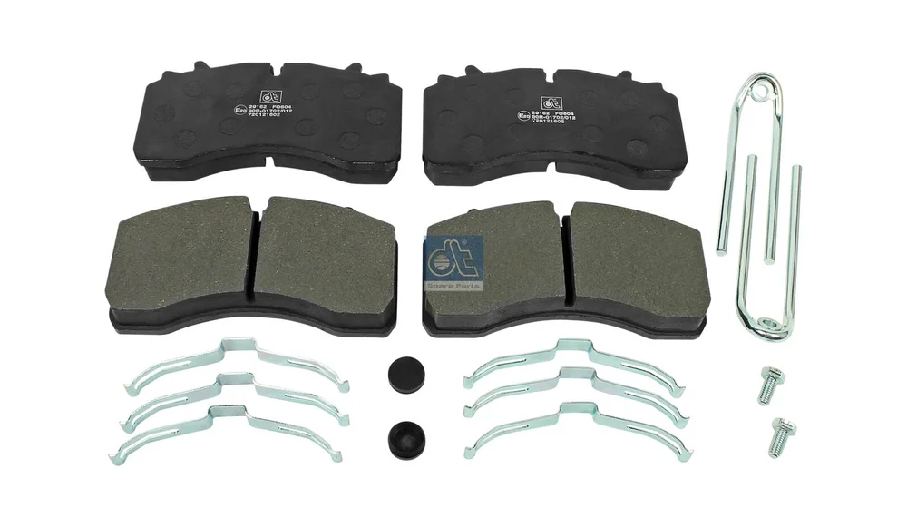 Sada brzdových destiček, kotoučová brzda DT Spare Parts 10.34126