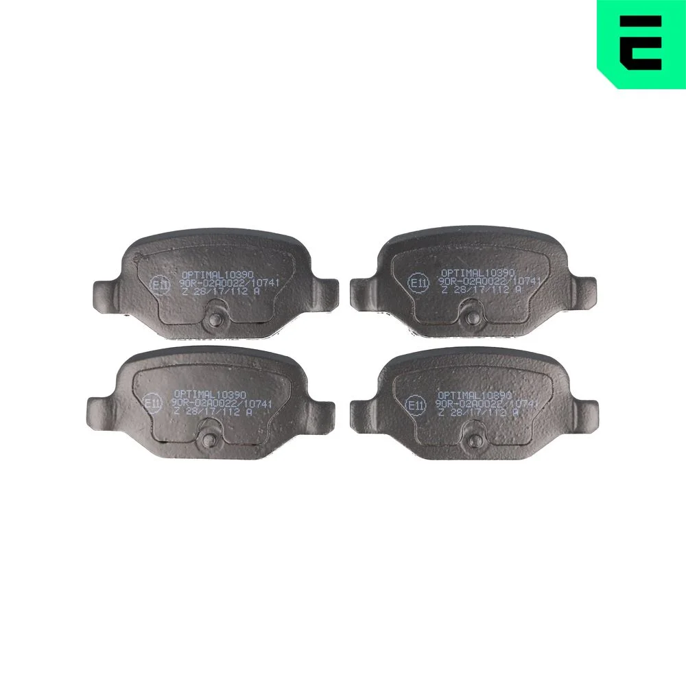 Sada brzdových destiček, kotoučová brzda OPTIMAL BP-10390