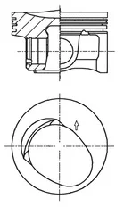 Píst KOLBENSCHMIDT 41257620