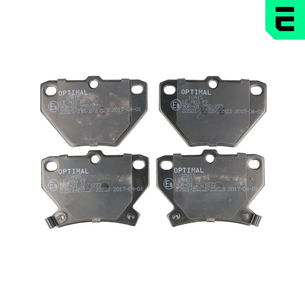 Sada brzdových destiček, kotoučová brzda OPTIMAL BP-10415
