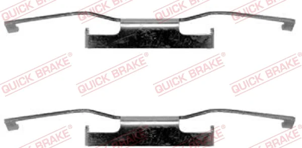 Sada prislusenstvi, oblozeni kotoucove brzdy QUICK BRAKE 109-1011