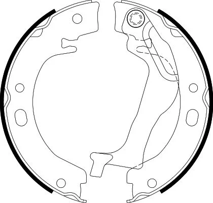Brzdové čelisti Starline BC09760 Brzdové čelisti Starline BC09760