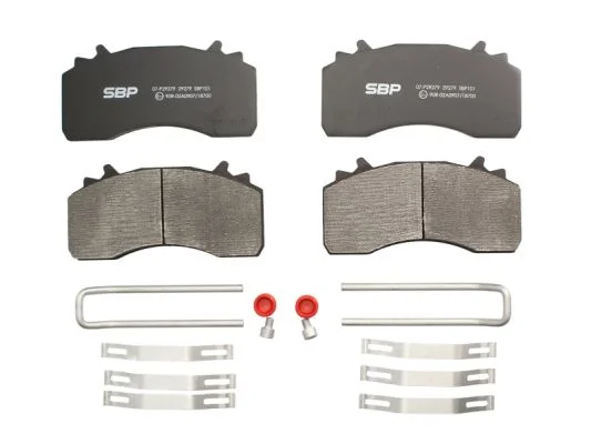 Sada brzdových destiček, kotoučová brzda SBP 07-P29279